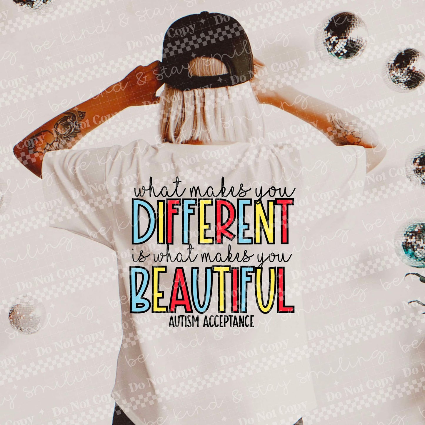 What Makes You Different Is What Makes You Beautiful PNG Digital Download