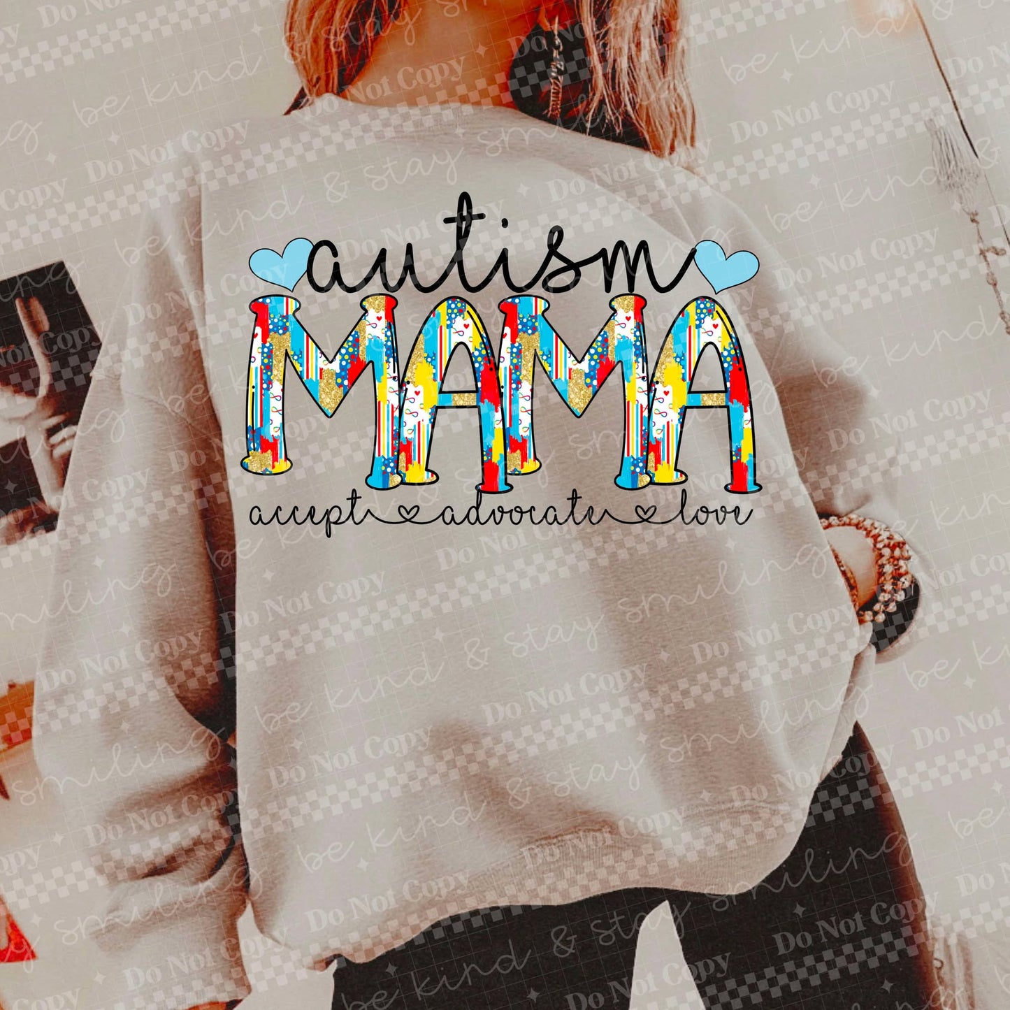 Autism Mama PNG Digital Download