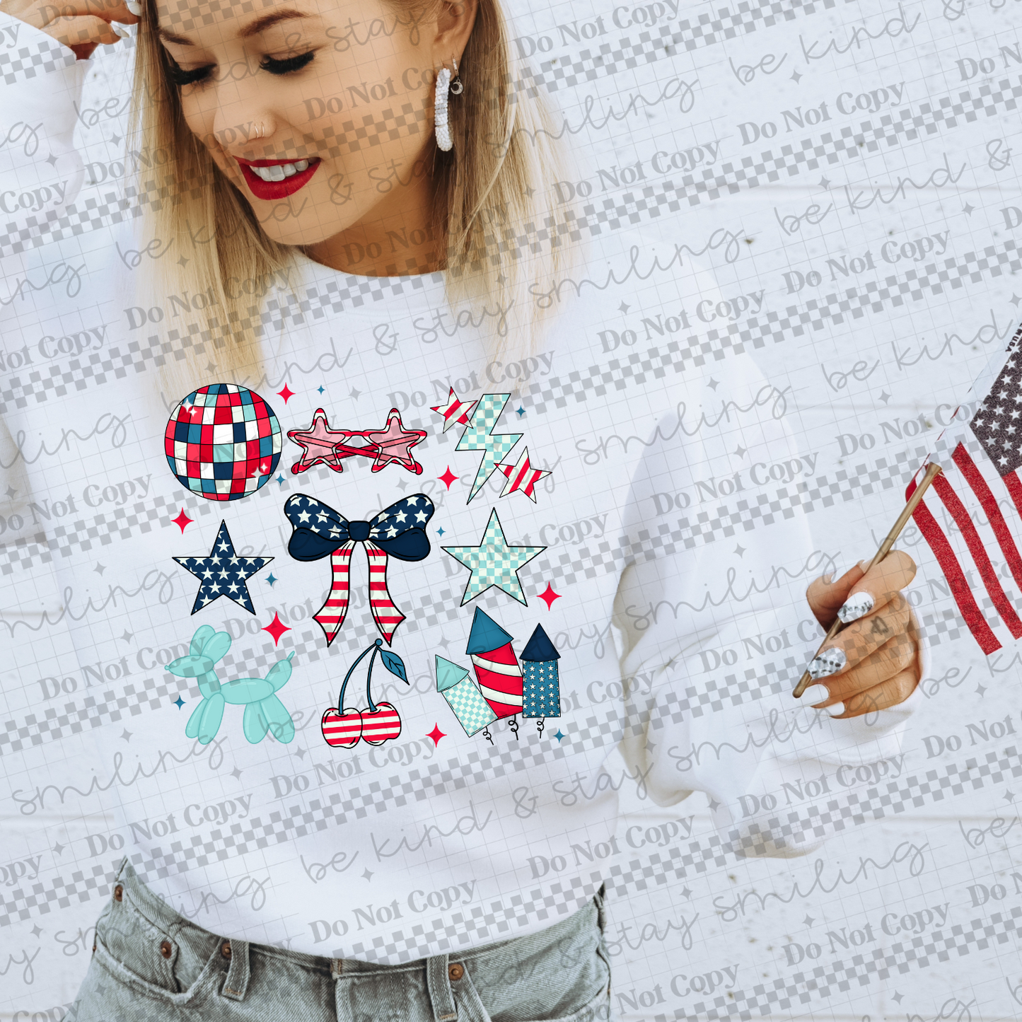 4th Of July Collage PNG DIGITAL DOWNLOAD