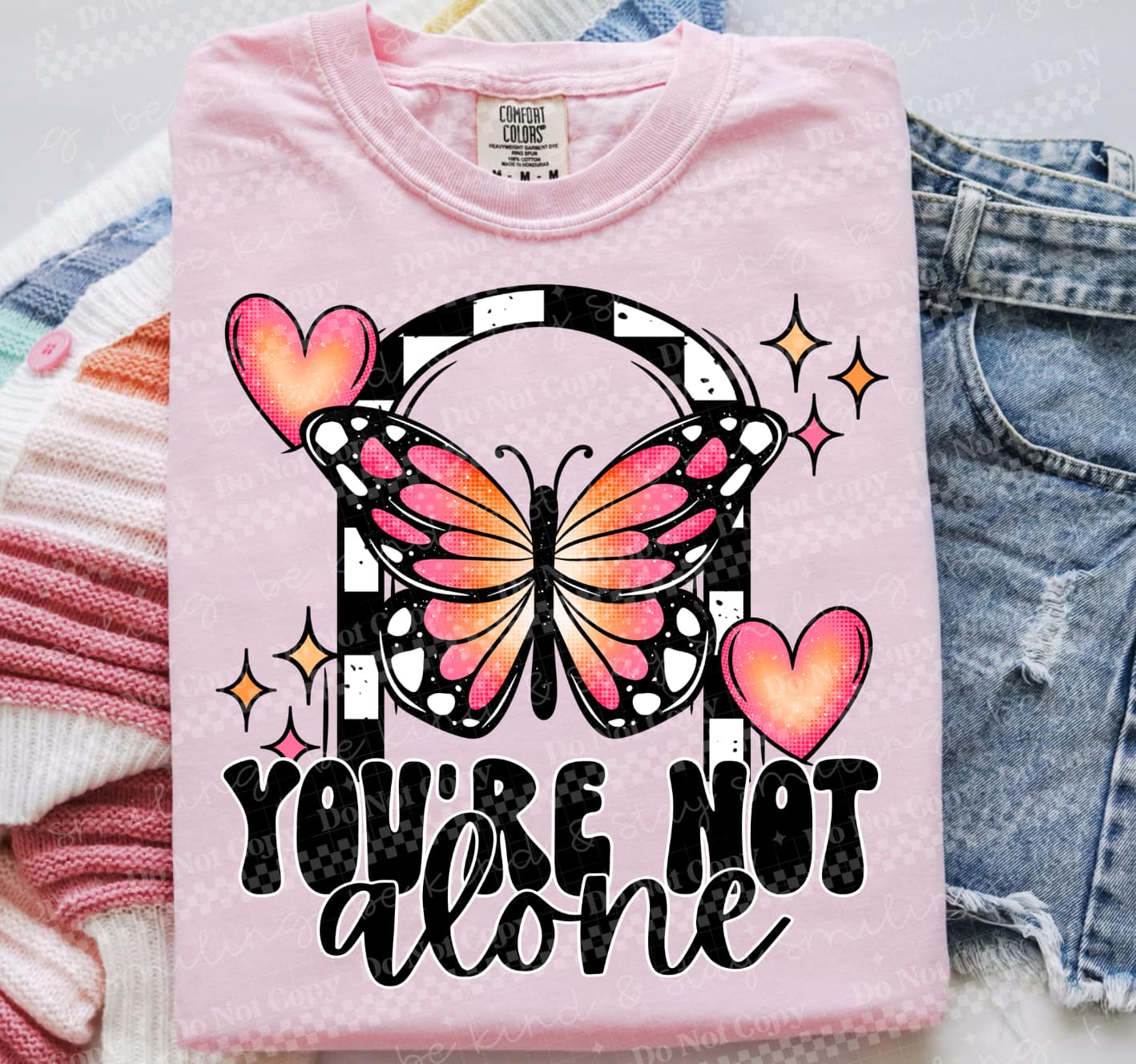 You're Not Alone PNG Digital Download