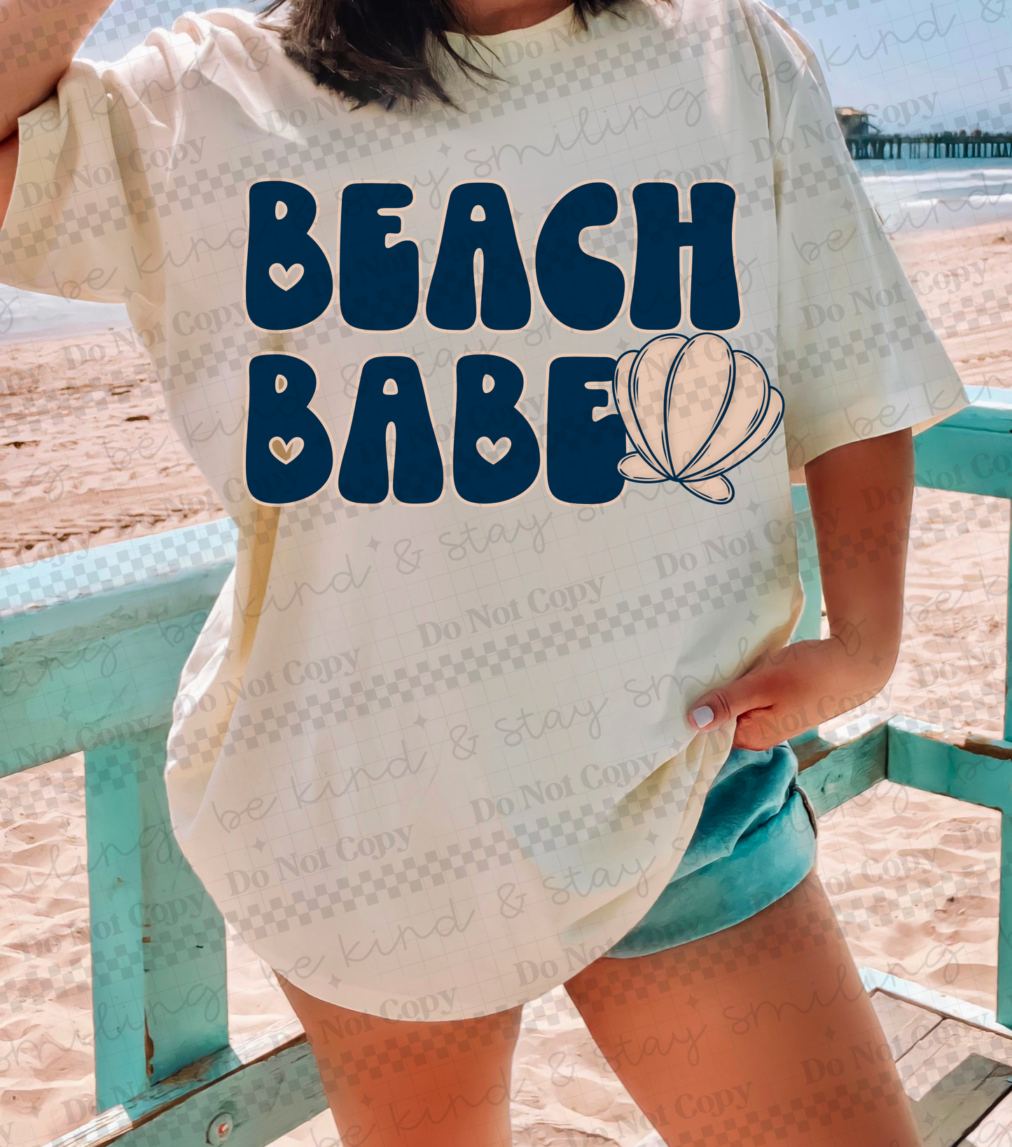 Beach babe PNG DIGITAL DOWNLOAD