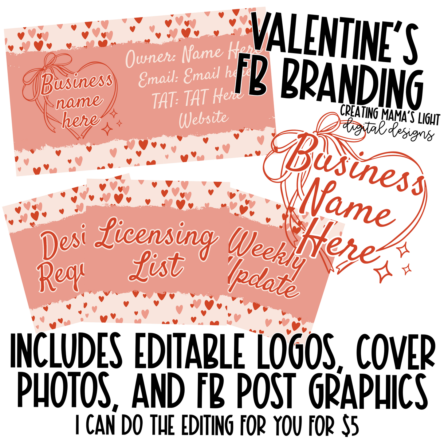 Valentines Group Branding