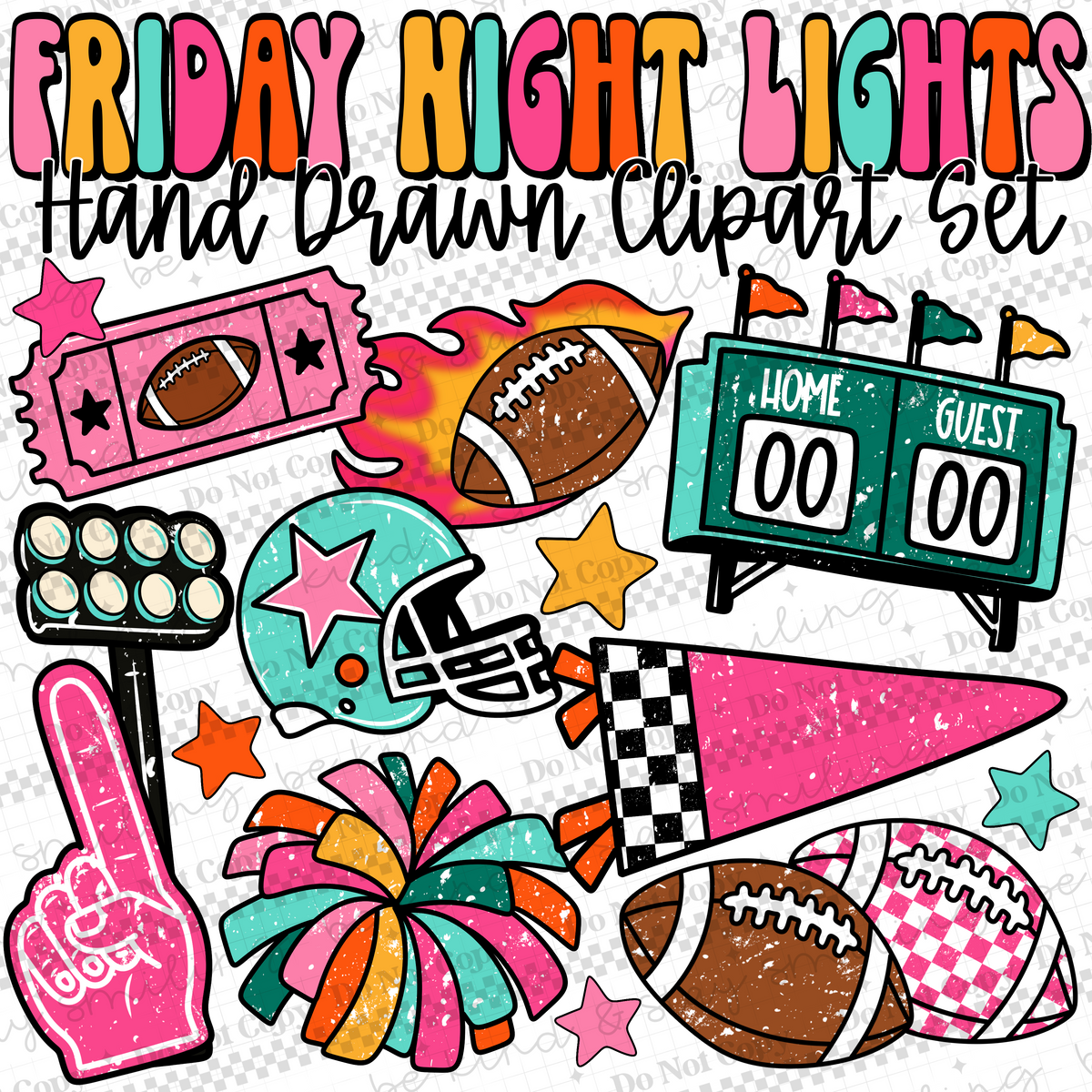 Friday Night Lights Clipart