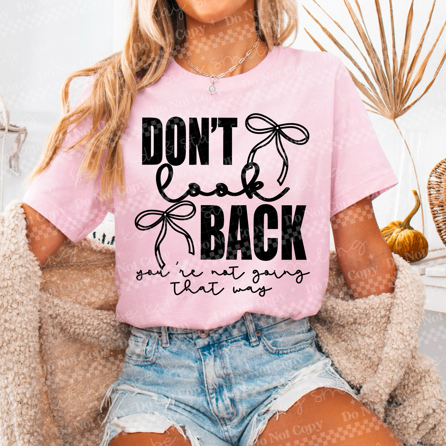 Don't Look Back PNG Digital Download