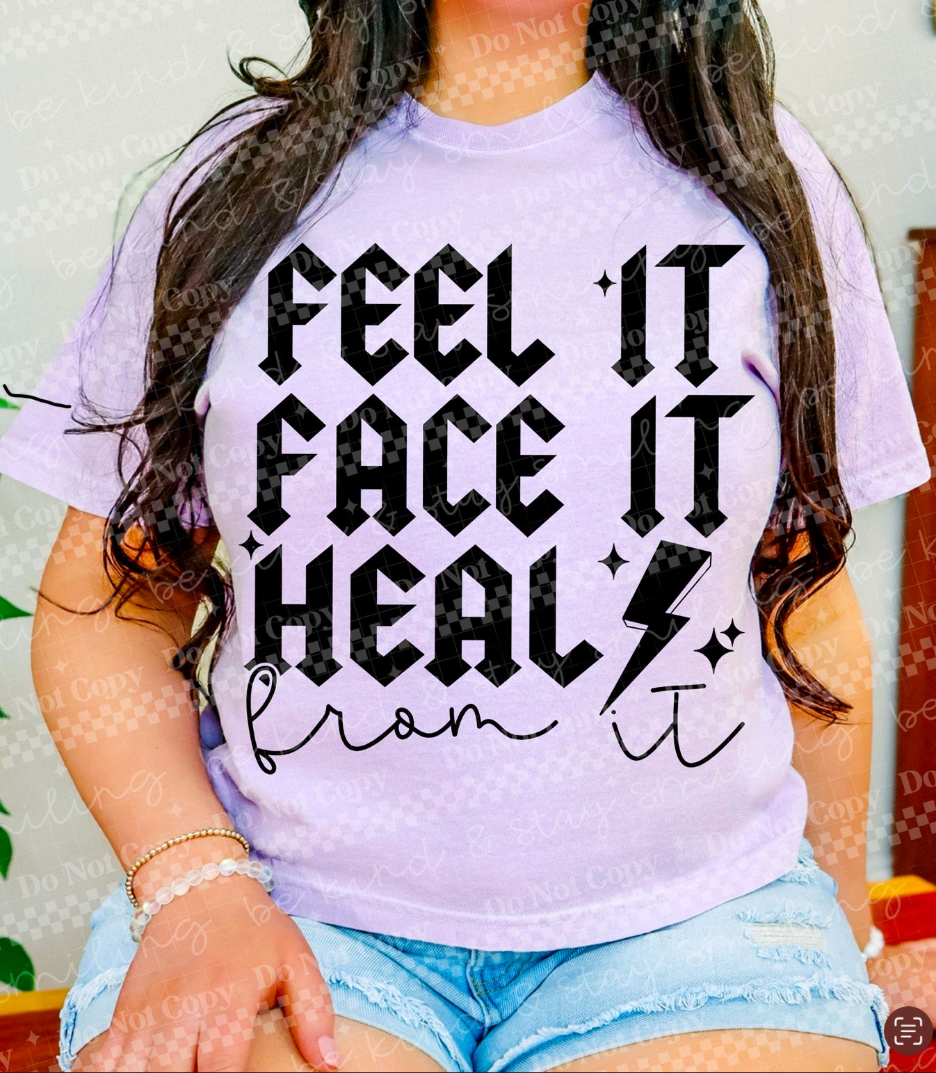 Feel it face it heal from it | PNG | DIGITAL DOWNLOAD