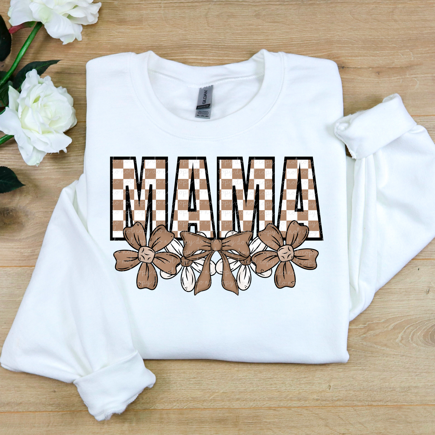 Checkered Mama PNG Digital Download