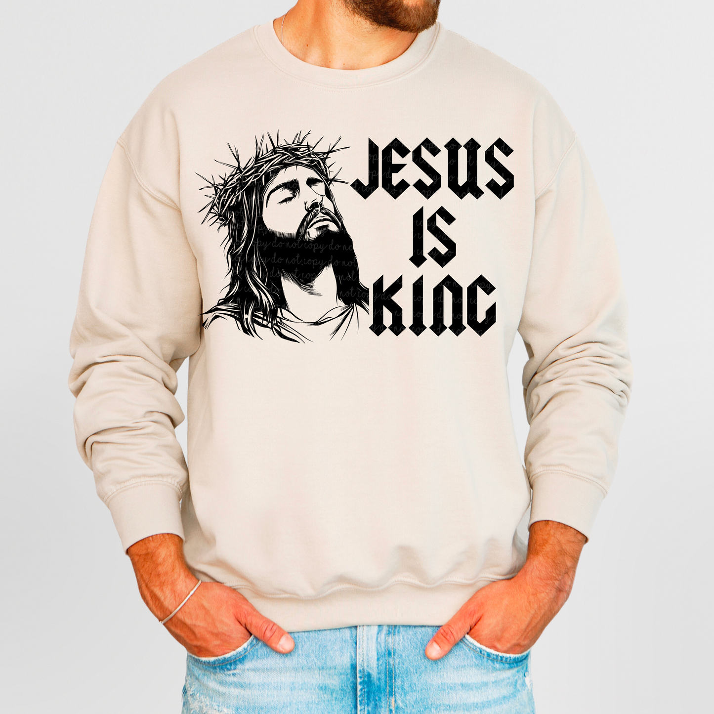 Jesus Is King PNG Digital Download