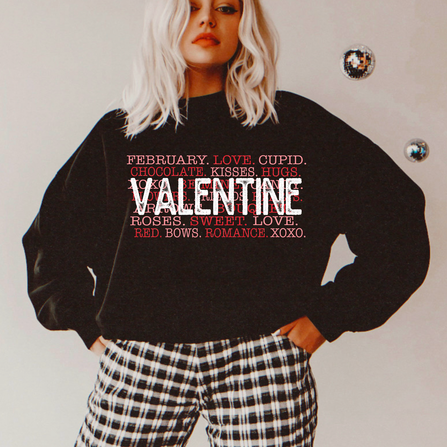 Valentine Typography PNG Digital Download