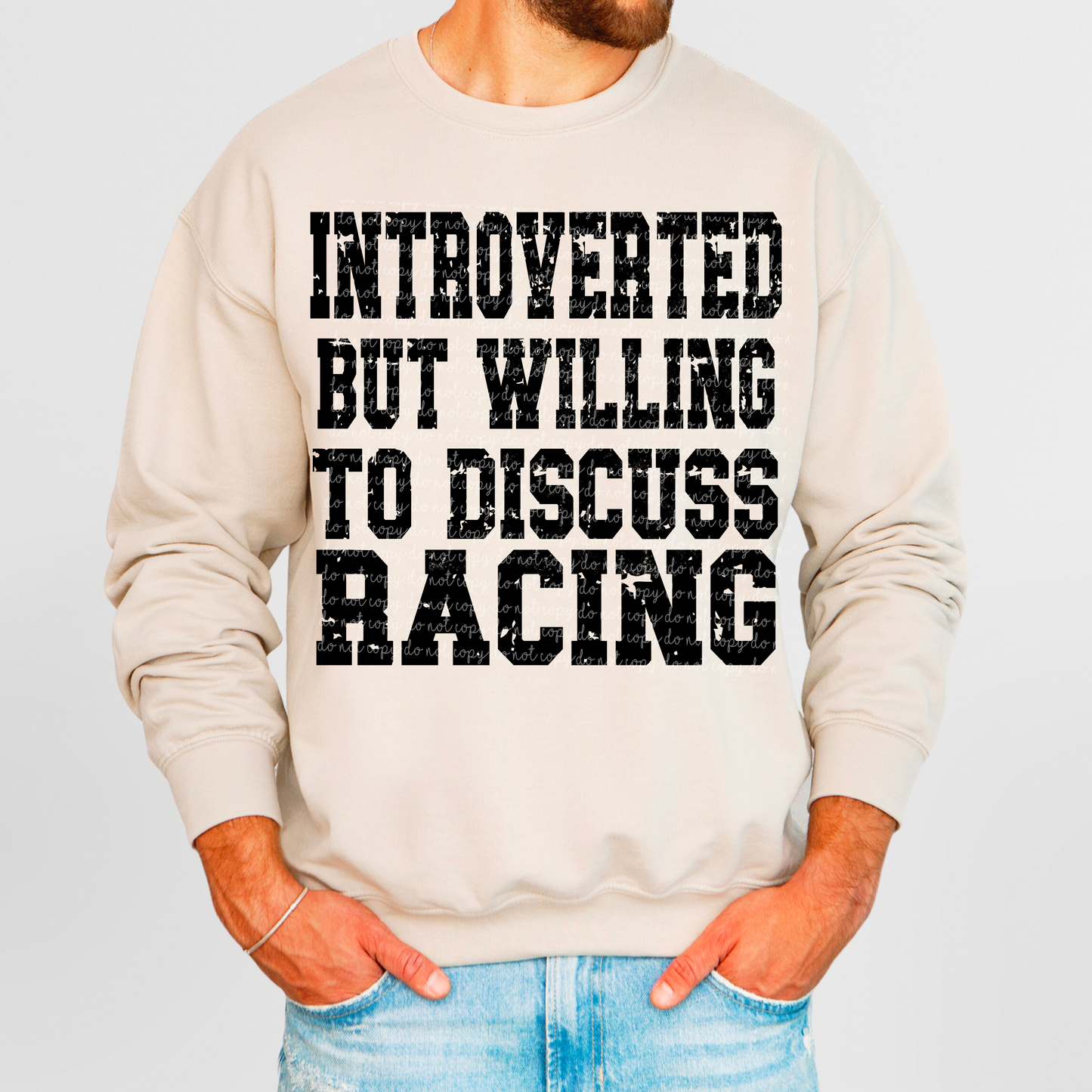 Introverted But Willing To Discuss Racing PNG Digital Download