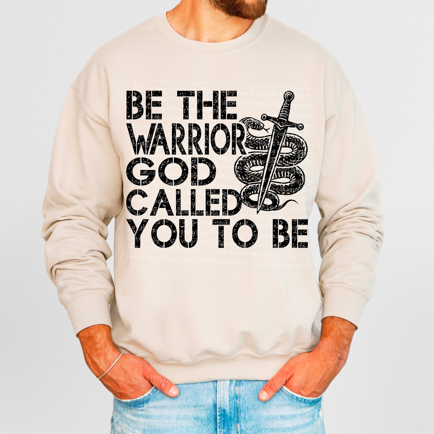 Be The Warrior God Called You To Be PNG Digital Download