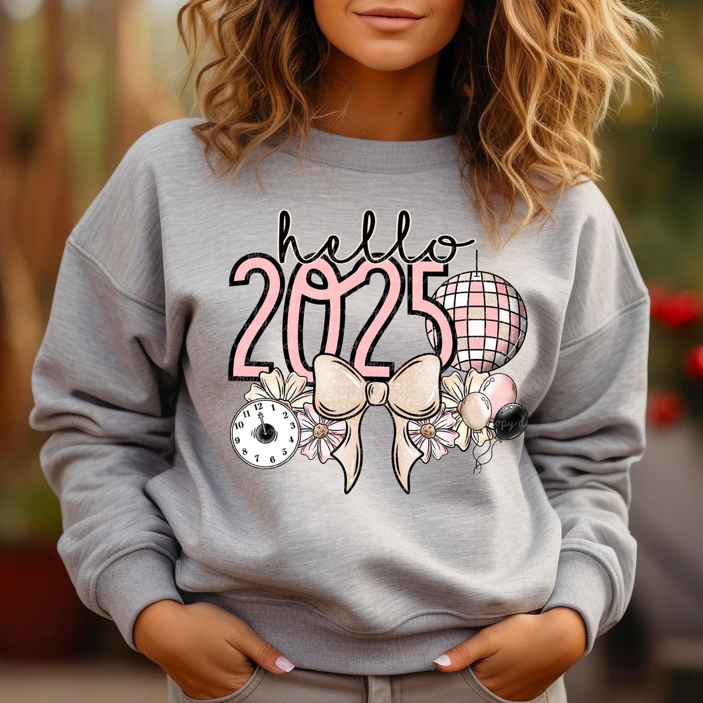 Hello 2025 PNG Digital Download