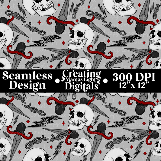 Red Villain Seamless