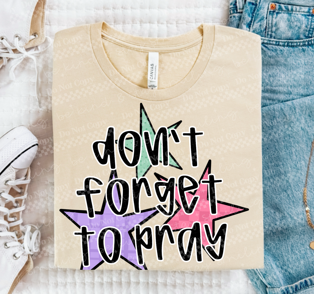 Don't forget to pray | PNG | Digital Download