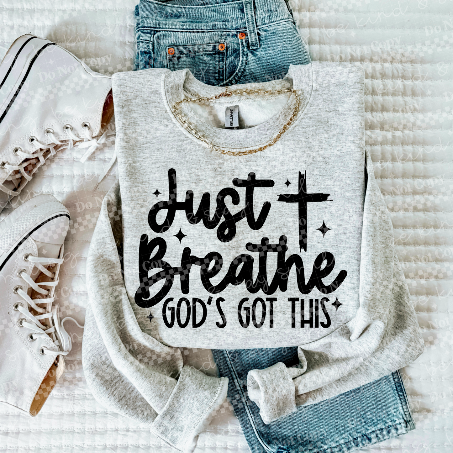 Just Breathe God's Got This PNG Digital Download