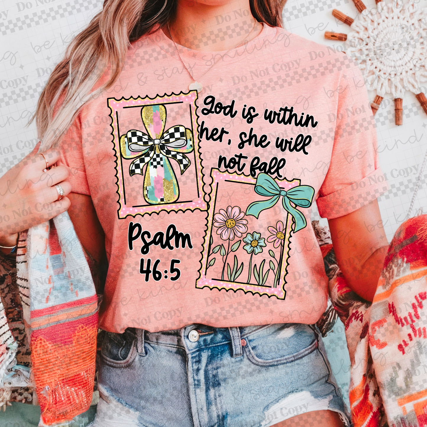 Psalm 46:5 PNG Digital Download
