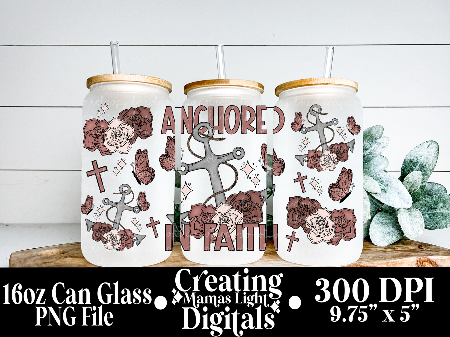 Anchored In Faith 16oz