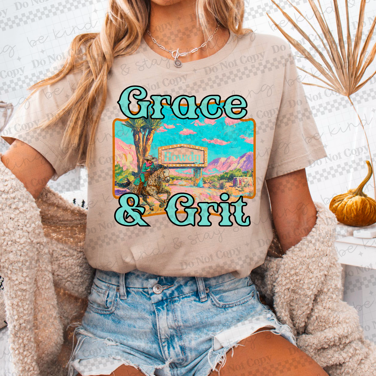 Grace & Grit PNG Digital Download