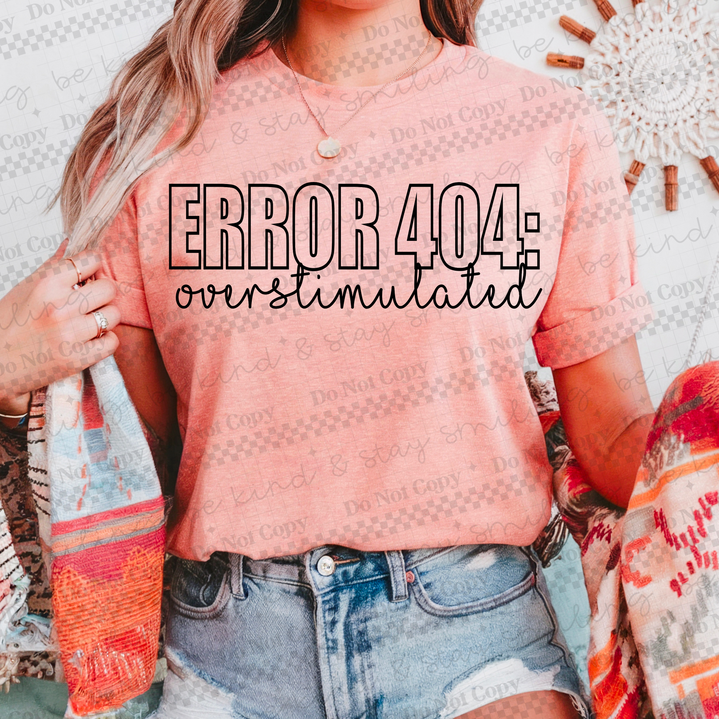 Overstimulated PNG Digital Download