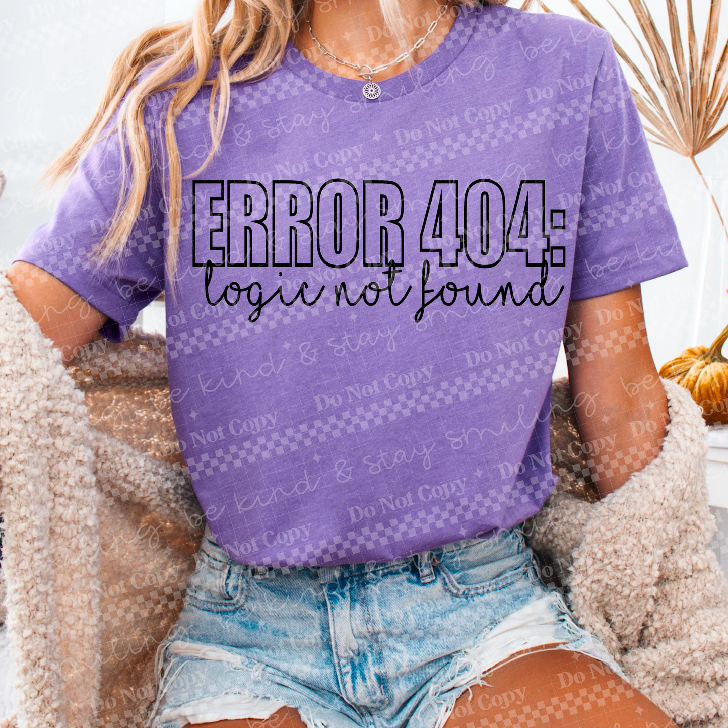 Logic Not Found PNG Digital Download