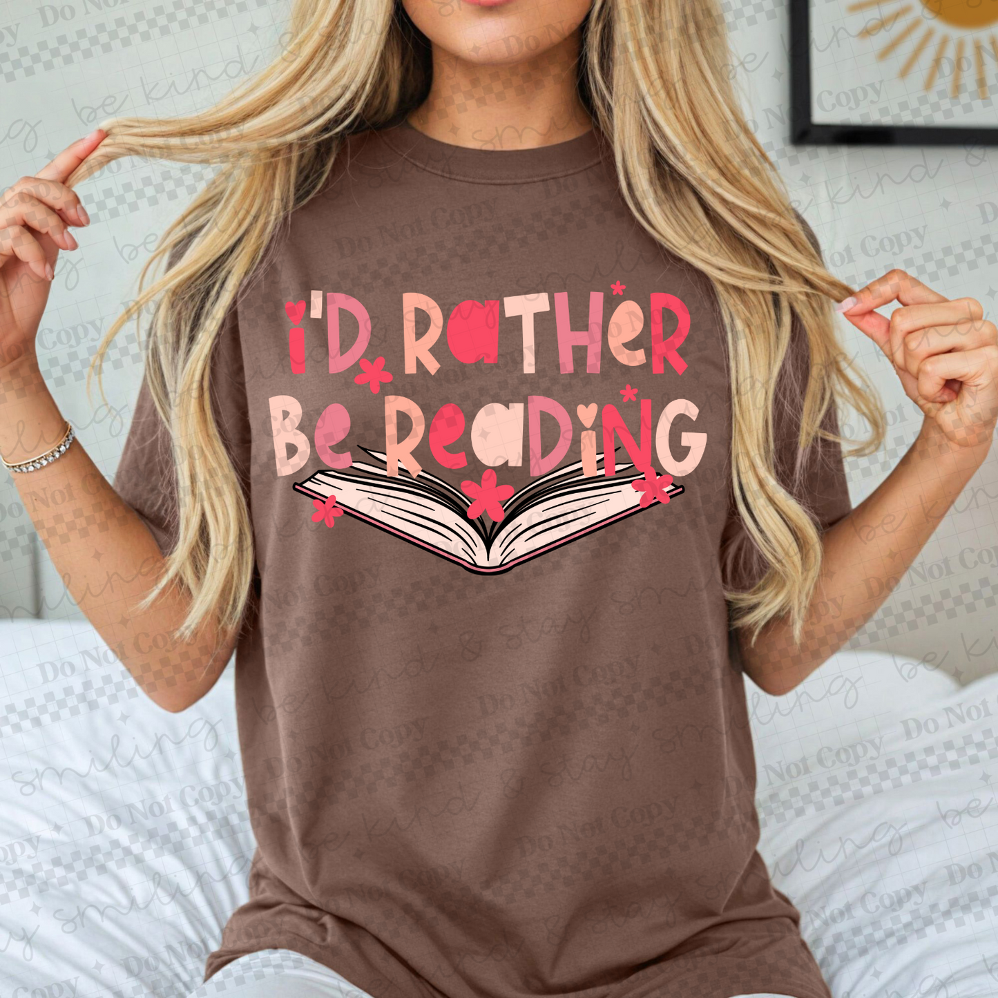 I'd Rather Be Reading | PNG | DIGITAL DOWNLOAD