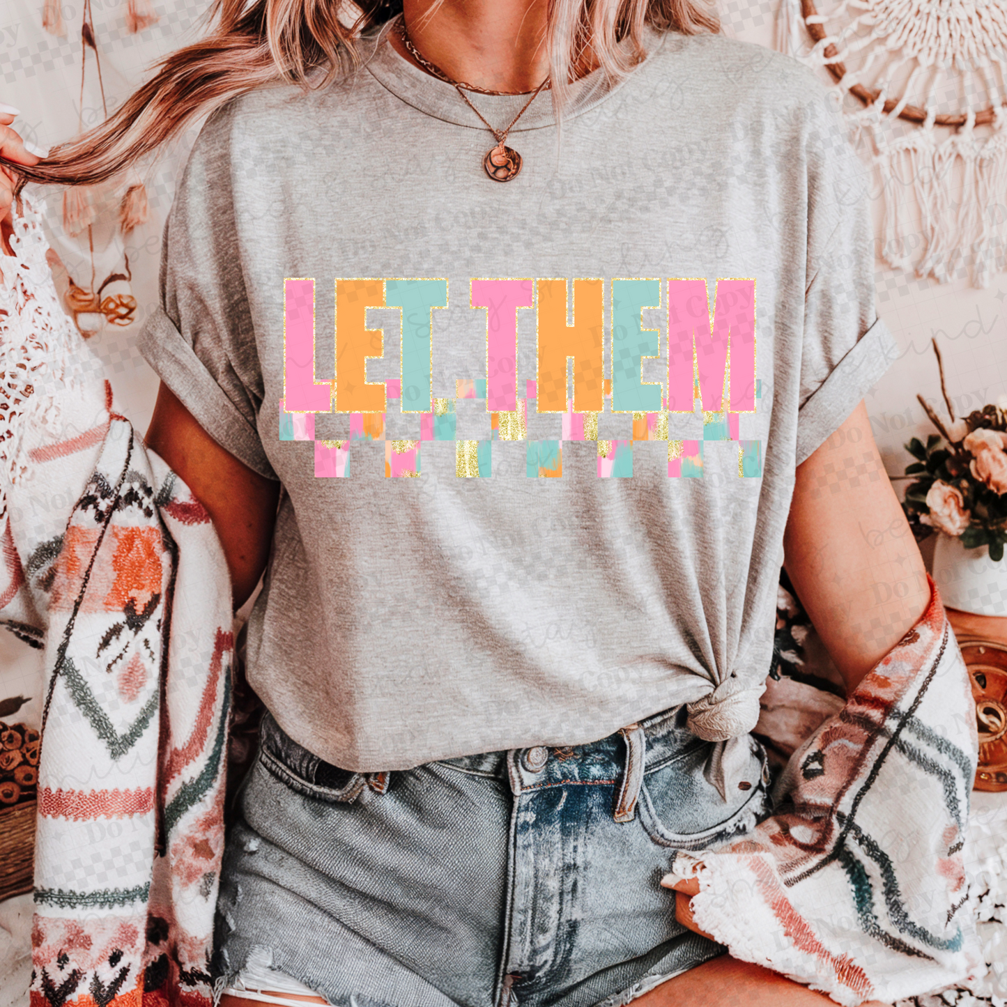 Let Them PNG Digital Download