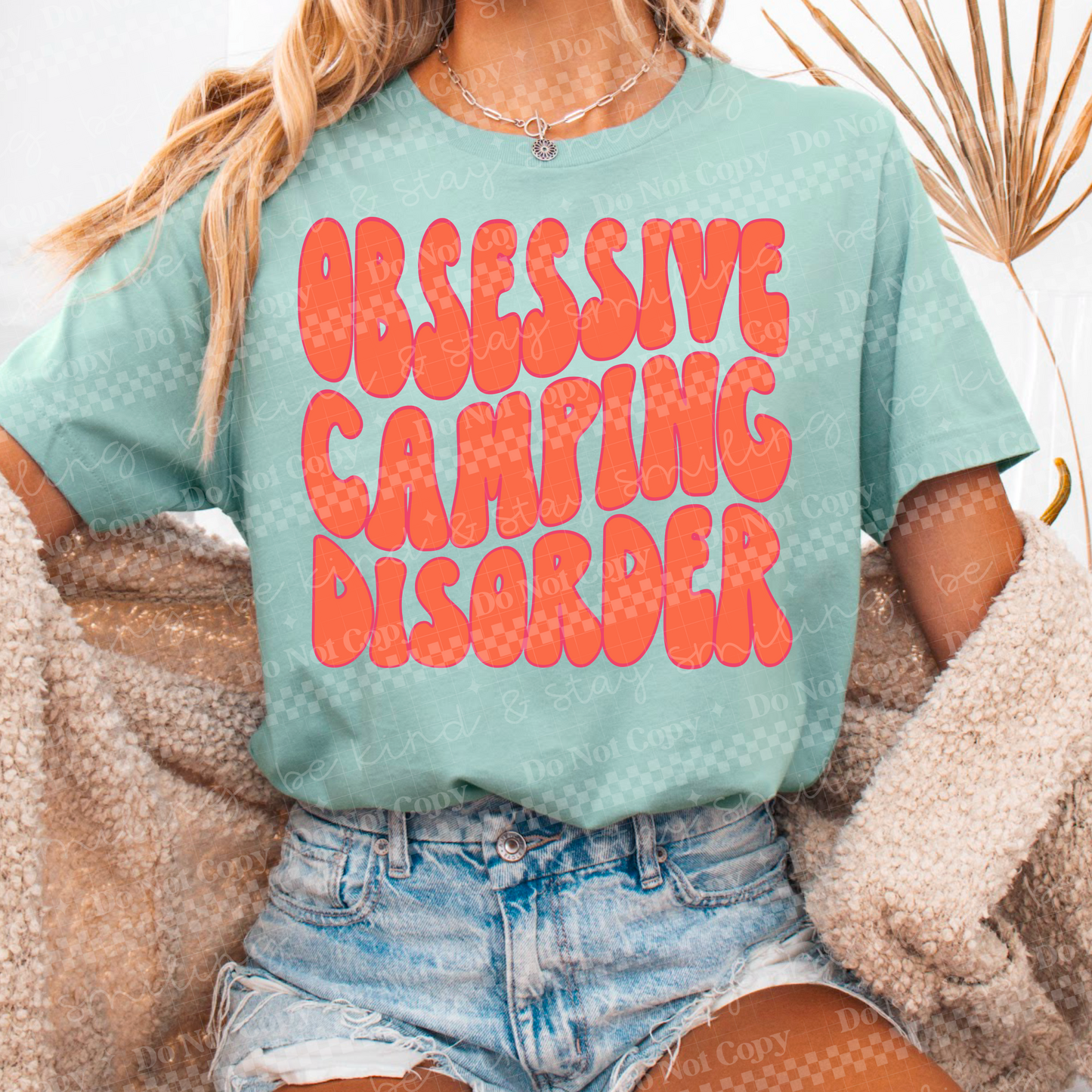 Obsessive Camping Disorder PNG Digital Download