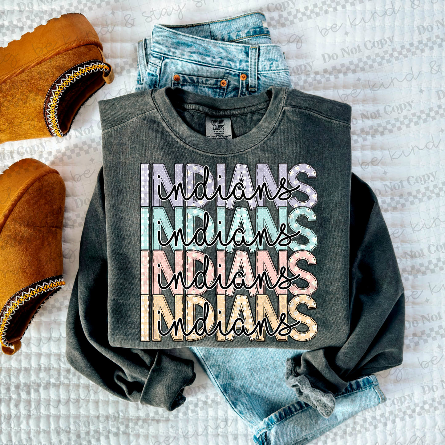 Pastel Indians PNG Digital Download