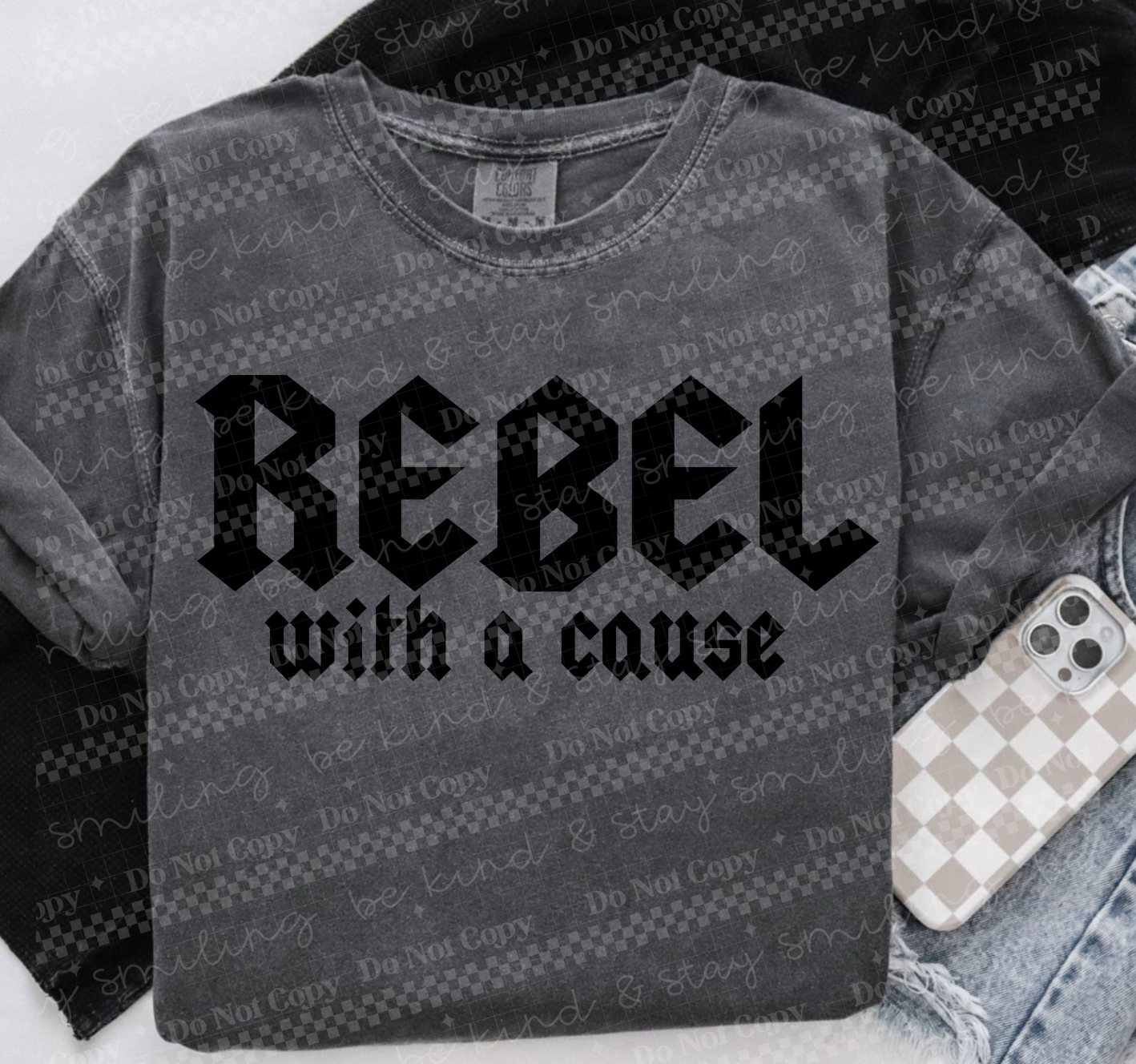 Rebel With A Cause PNG Digital Download