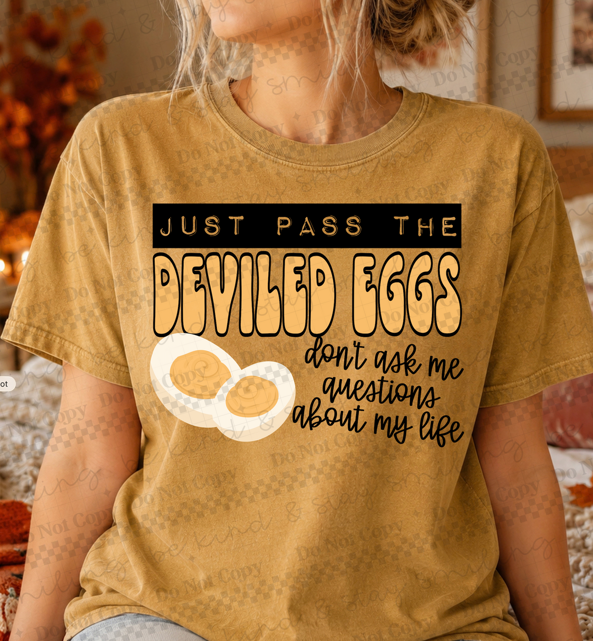 Just pass the deviled eggs | PNG | Digital Download