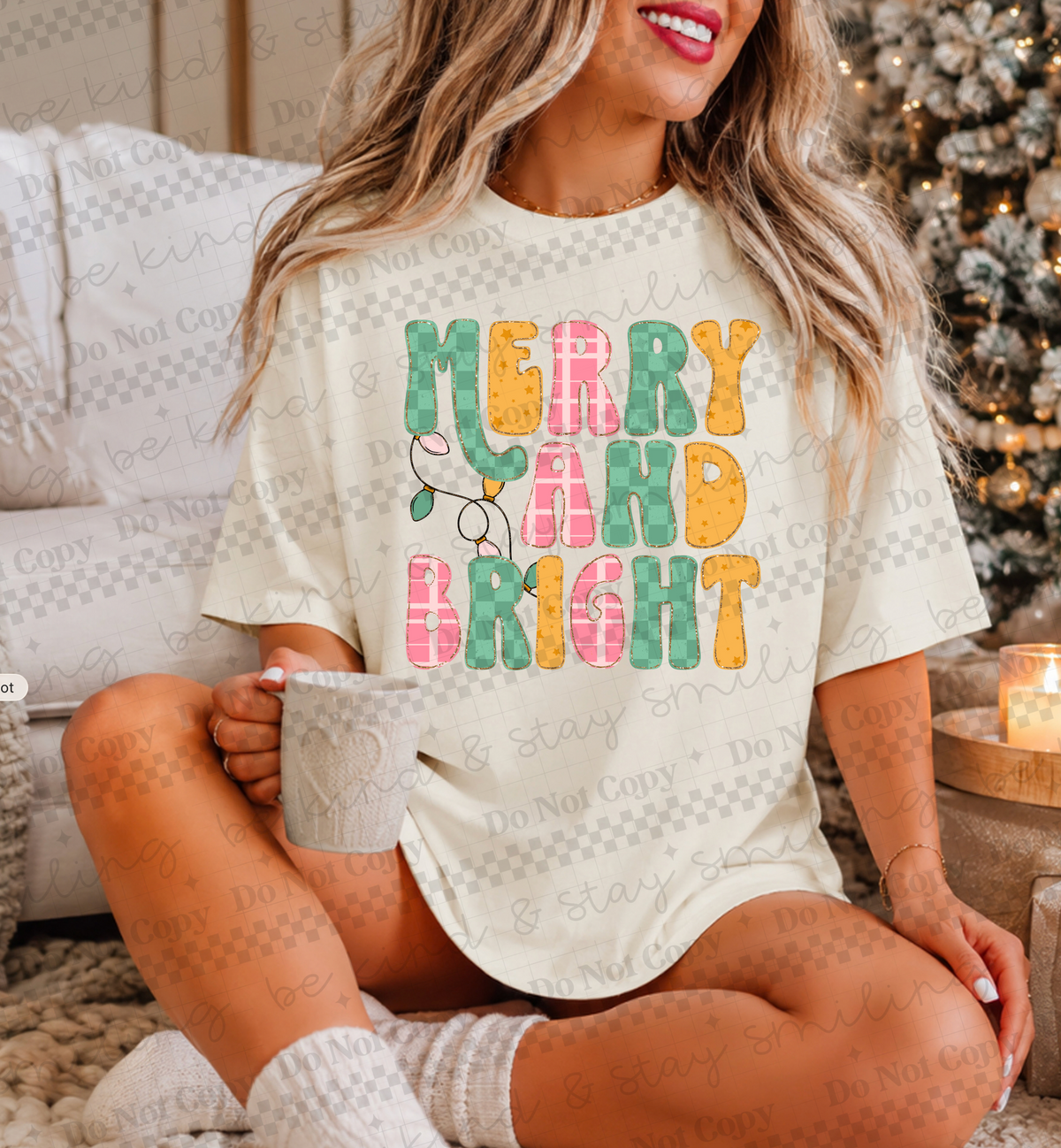 Merry and Bright | PNG | Digital Download