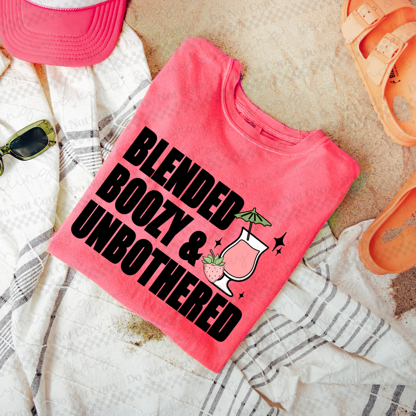 Blended Boozy & Unbothered | PNG | DIGITAL DOWNLOAD