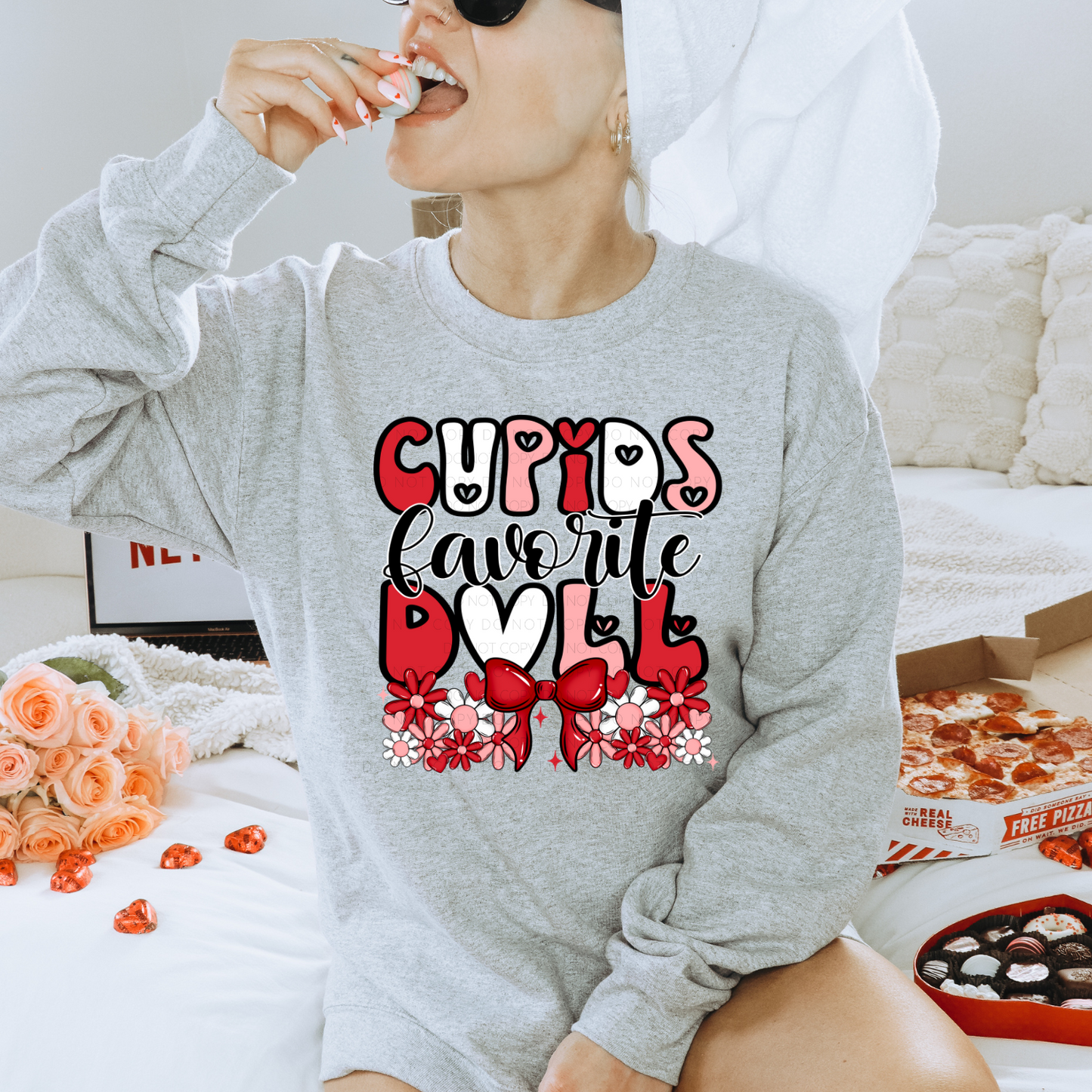 Cupids Favorite Doll PNG Digital Download