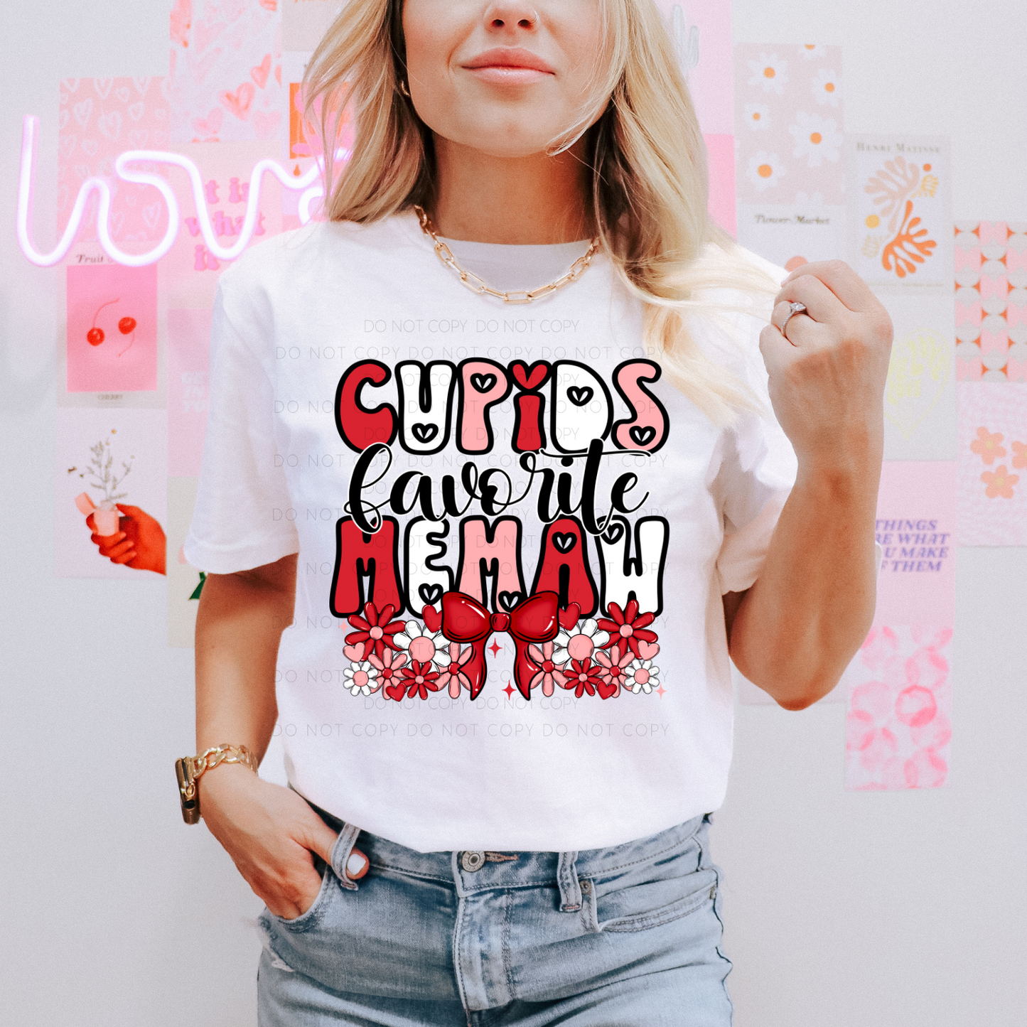 Cupids Favorite Memaw PNG Digital Download