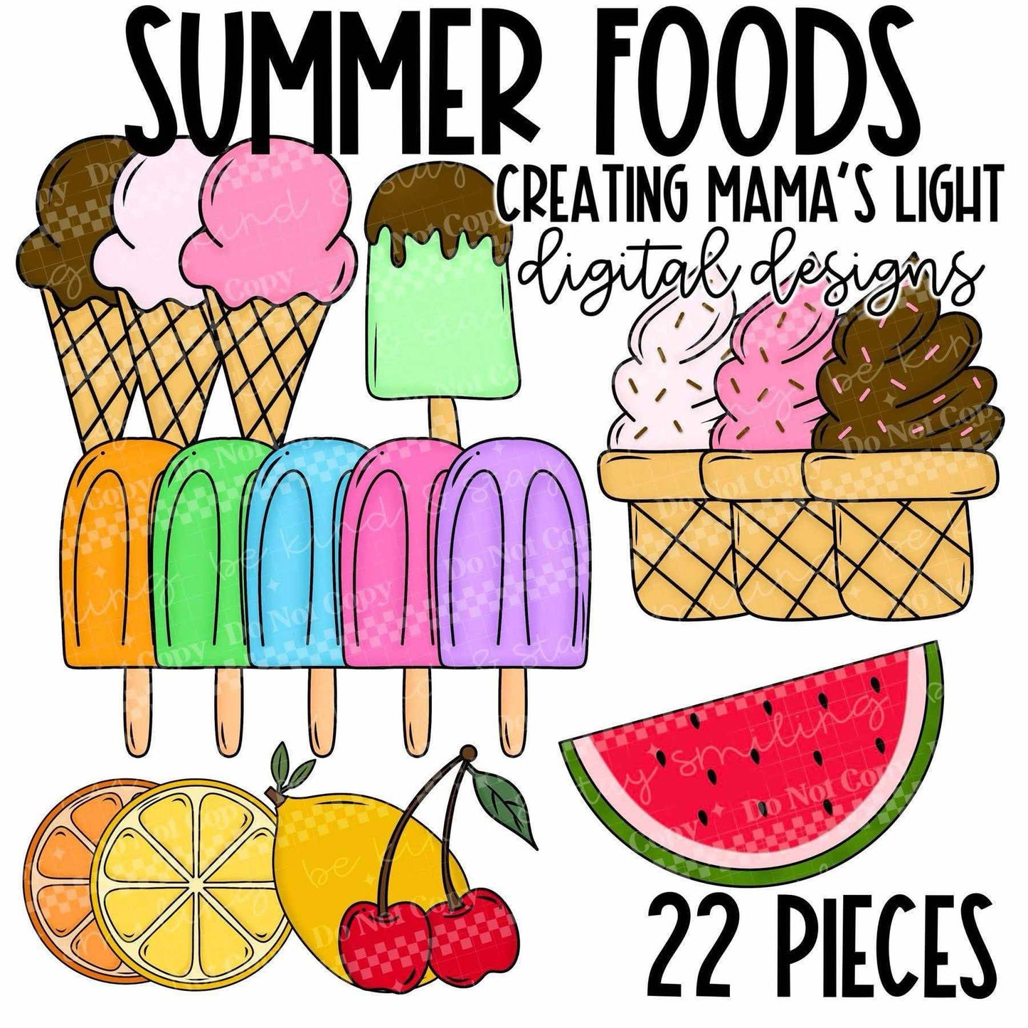 Summer Foods Clipart