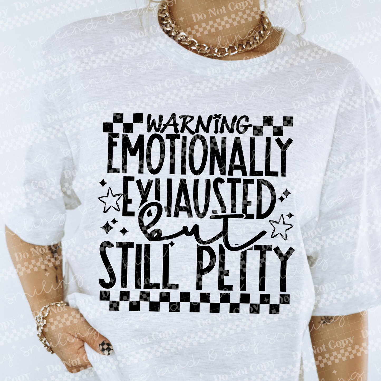 Emotionally Exhausted | PNG | DIGITAL DOWNLOAD