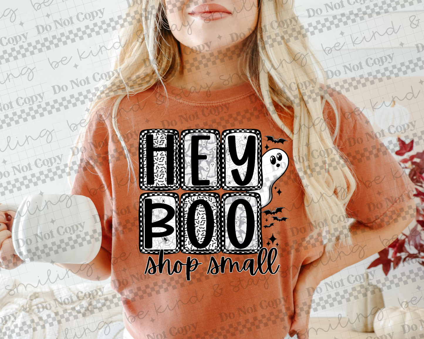 Hey Boo Shop Small | PNG | DIGITAL DOWNLOAD