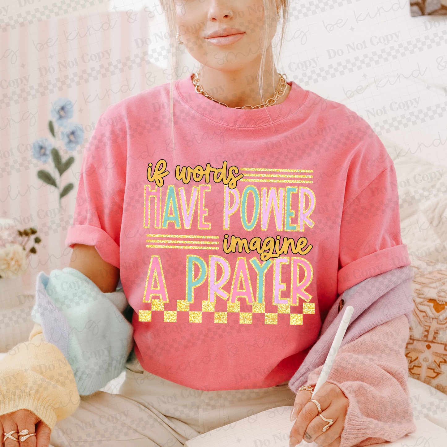 Imagine A Prayer PNG Digital Download