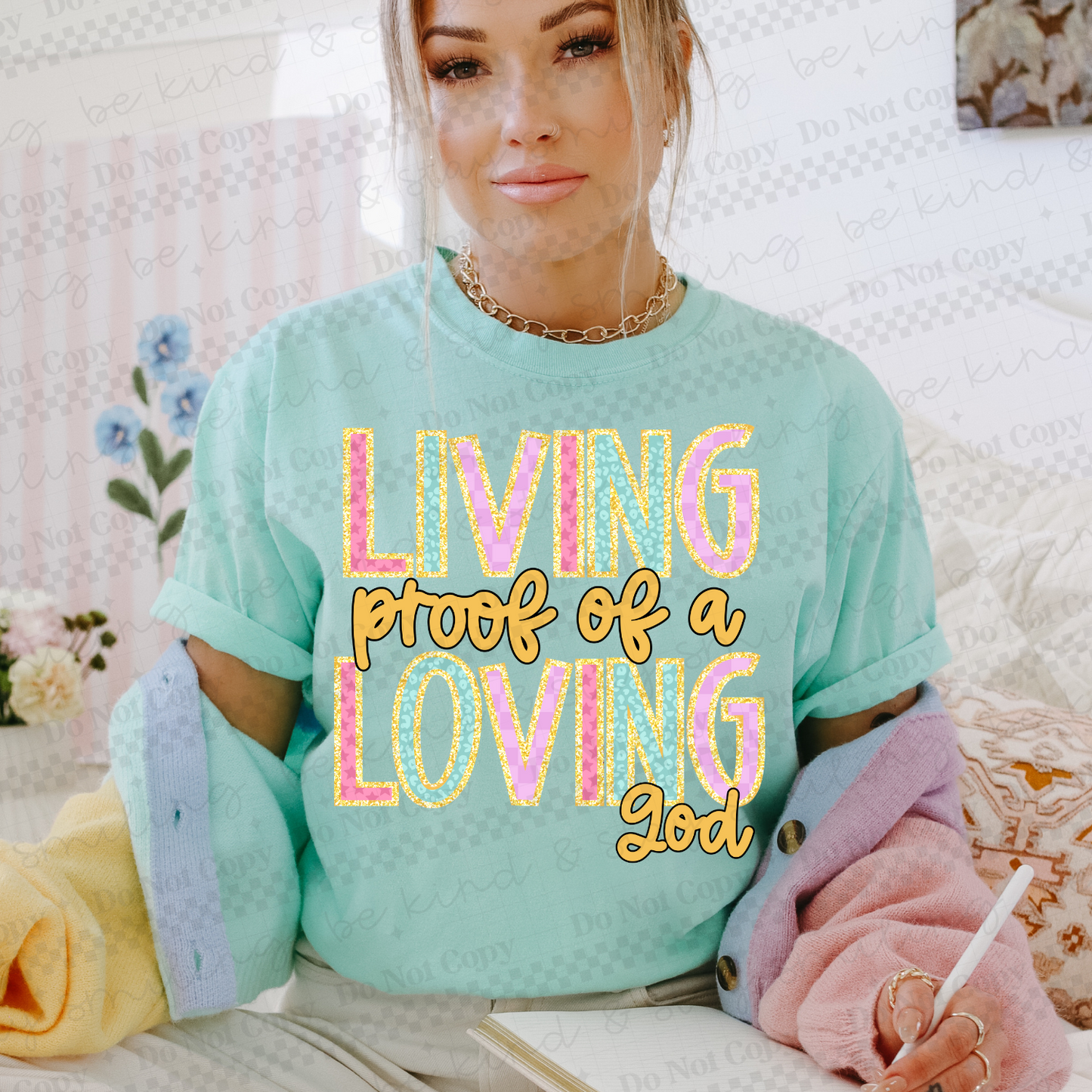 Living Proof Of A Loving God PNG Digital Download