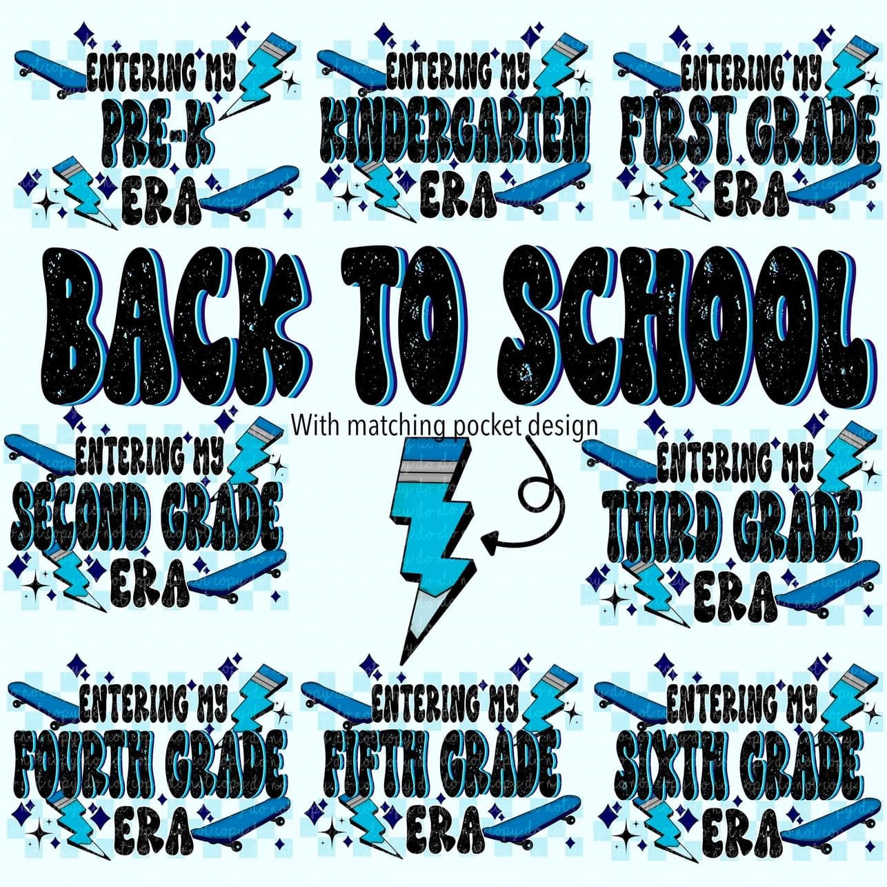 Back to School Blue Bundle