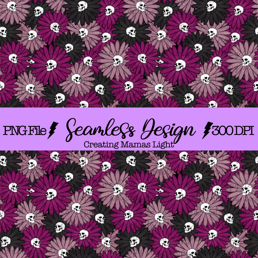 Floral Skulls