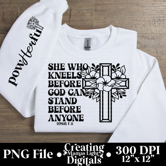 She Who Kneels Before God