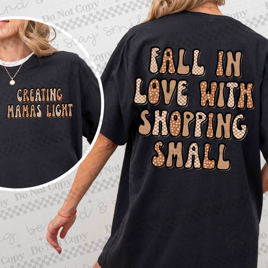 Fall in Love with Shopping Small Custom