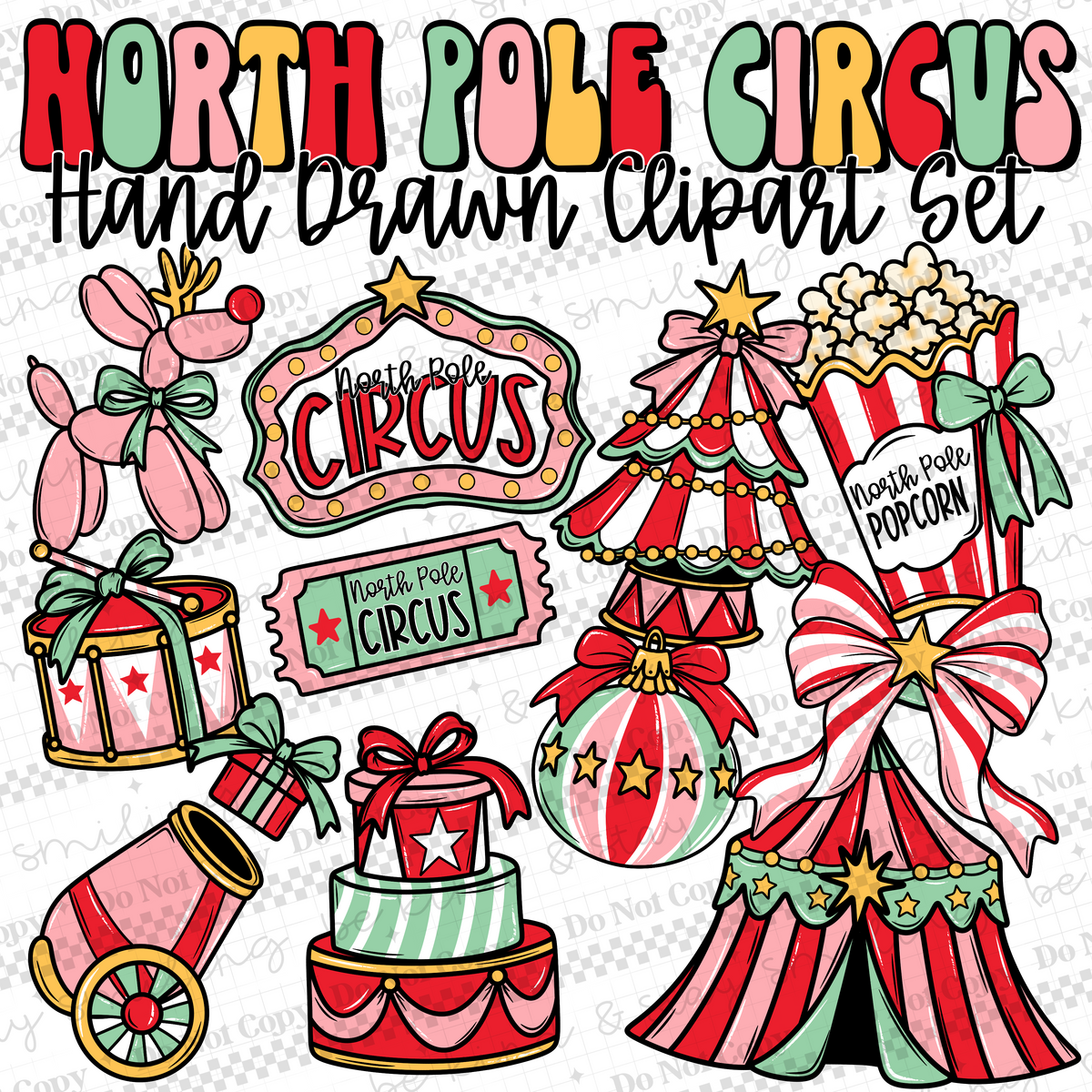 North Pole Circus Clipart