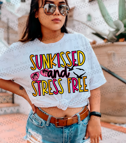 Sunkissed and Stress Free | PNG | DIGITAL DOWNLOAD
