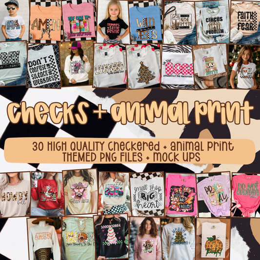 Animal Prints and Checks TBB Collab