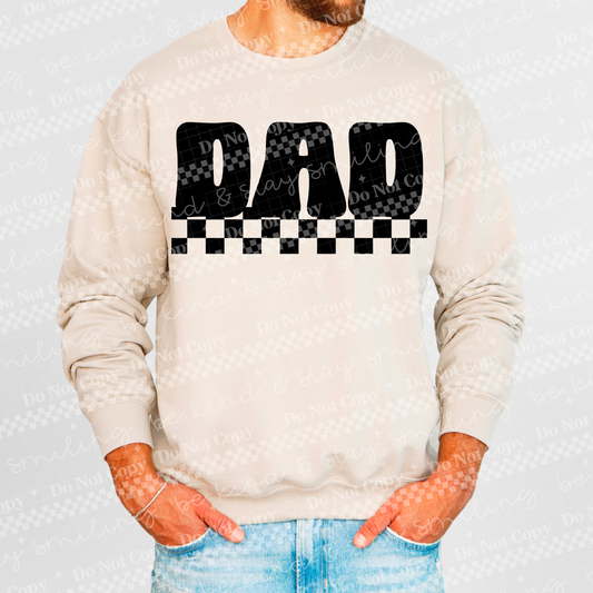 Checkered Dad PNG DIGITAL DOWNLOAD