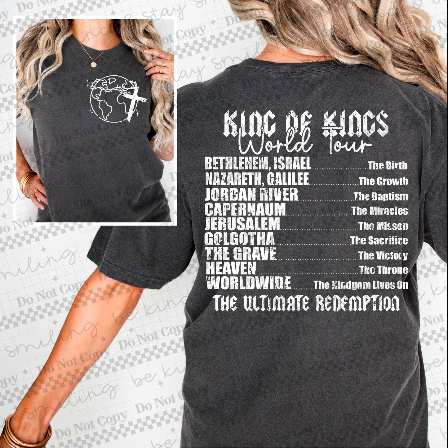 King of Kings World Tour PNG Digital Download | LIMITED EDITION