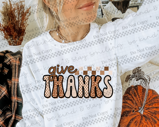 Give Thanks | PNG | DIGITAL DOWNLOAD