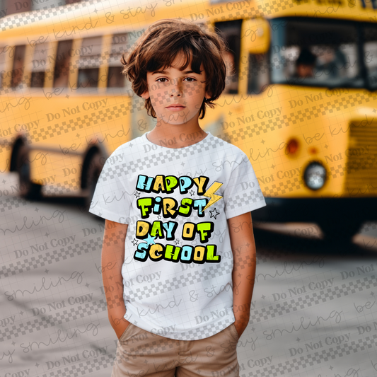 Happy First Day Of School | PNG | DIGITAL DOWNLOAD