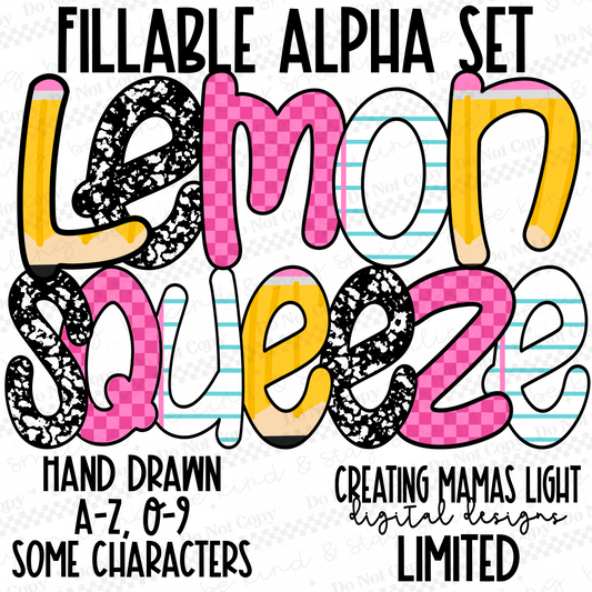 Lemon Squeeze Fillable Alpha